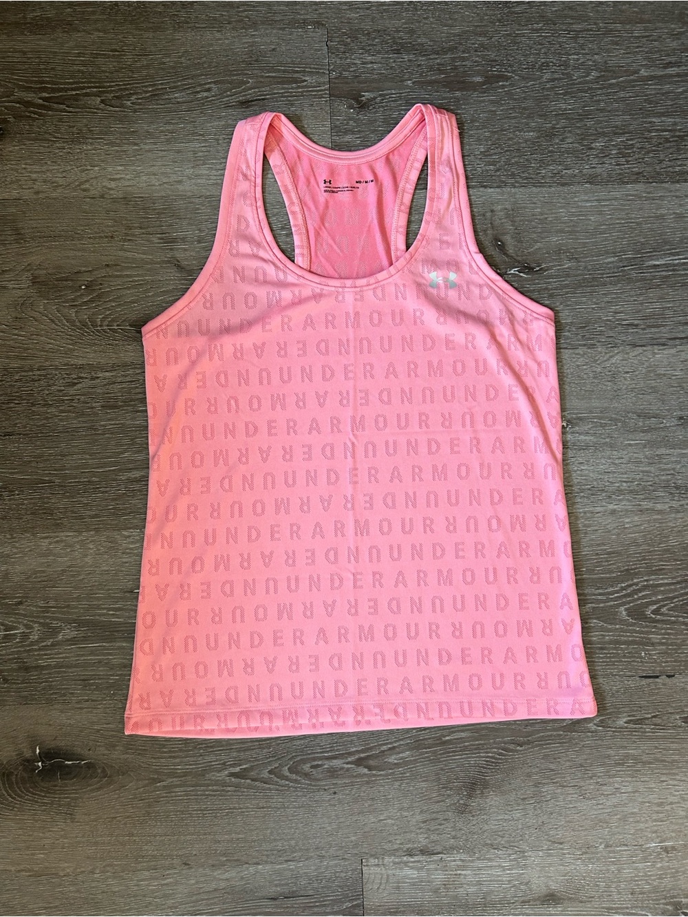 Women’s Medium Loose Fit Under Armour Pink Tank Top